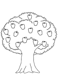 Color in this picture of apple tree and share it with others today! Apple Tree Coloring Page Tree Coloring Page Apple Coloring Pages Coloring Book Pages