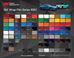 3m Vinyl Wrap Colors Chart Bedowntowndaytona Com