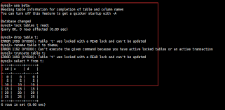 Lock tables bloquea tablas para el hilo actual. Deep Understanding Of Mysql Global Lock And Table Lock Develop Paper