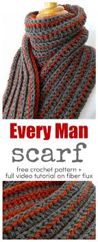 Maybe you would like to learn more about one of these? Fiber Flux Free Crochet Pattern The Every Man Scarf