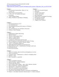 Ap Environmental Science Exam Study Guide