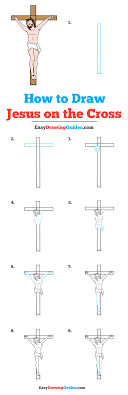 How To Draw Jesus On The Cross Really Easy Drawing Tutorial In 2020 Jesus On The Cross Drawing Tutorial Easy Jesus Drawings
