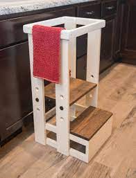 Helper tower, toddler kitchen step stool, learning stool, toddler safety stool. Mommy S Helper Toddler Step Stool Etsy