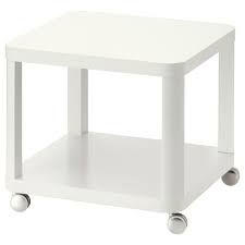Tingby Side Table On Casters White Ikea Ikea Side Table Ikea White Side Table Ikea Lack Side Table