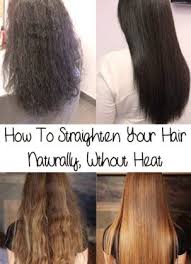 Although there are plenty of ways to straighten the hair without chemicals or heat, we haven't taken a look at. How To Straighten Your Hair Naturally Without Heat Straighten Hair Without Heat Straightening Natural Hair Natural Hair Styles