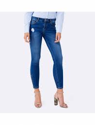 Hannah Low Rise Skinny Crop Jeans