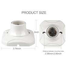 Top quality supplies for your diy lighting, lamps, pendants. Straight Glazed Ceramic Heat Lamp Holder Light Bulb Socket E27 Bulb Porcelain Lamp Base Lifters Buy At A Low Prices On Joom E Commerce Platform