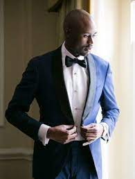 Costume Marie Goldy Mariage Tuxedo Wedding Navy Tuxedos Groom And Groomsmen Attire
