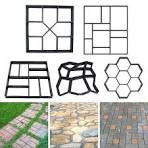 【BestGO】1Pcs Pavements Mold Paving Moulds Cement Bricks Concretes Molds  Road Maker Mold