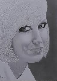 All the pictures i drew of lovely Dusty , I would say this is my second  favourite , I have shown it before , but with things going