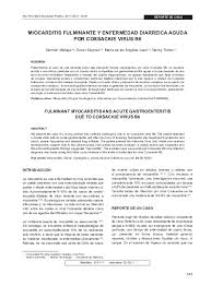La media de miocarditis es 855 puntos (24 %). Pdf Miocarditis Fulminante Y Enfermedad Diarreica Aguda Por Coxsackie Virus B6 German Malaga Academia Edu