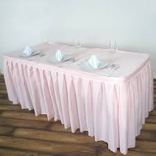 Cheap Yet Classy Wedding Table Decorations And Chair Decorations Can Be Purchased At Tablecloths Fact Table Skirt Table Covers Wedding Rose Gold Wedding Decor