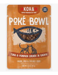 Learn how to make a homemade poke bowl healthier with cauliflower rice! Koha Cat Poke Bowl Tuna Pumpkin Pouch 3 Oz Single The Pet Beastro The Pet Beastro