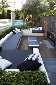 Outdoor Lounging Spaces Jardin Contemporain Mobilier Jardin Amenagement Paysager