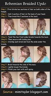 Beauty Tutorials Hair Tutorials Pretty Might Wear This To Work Sometime But I Ll Have To Have Mom Describe It B Bohemian Braids Hair Tutorial Hair Styles