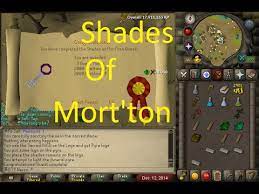 Shades of mort'ton is a profitable minigame that also allows the player to create splitbark armour and necromancer's gear. Osrs Quests Shades Of Mort Ton Youtube