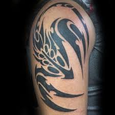 50 Tribal Scorpion Tattoo Designs For Men Manly Ink Ideas Scorpion Tattoo Tattoo Designs Men Black Ink Tattoos