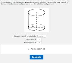 We did not find results for: Calculating Cylinder Volume