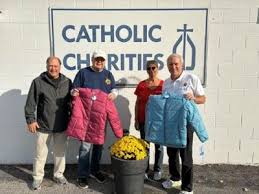 Alton K of C donate coats for winter