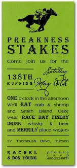 Modern kitchen designs 2012 preakness stakes. Preakness Stakes Traditions Invitations The Invitation Shop