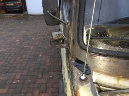 Blind Spot Camera In Rat Look Style On Mercedes 207d