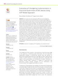 Dinas lingkungan hidup dki jakarta. Pdf Evaluation Of E Budgeting Implementation In Provincial Government Of Dki Jakarta Using Cipp Model Approach