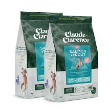 Succulent Salmon and Trout Dog Food | Claude and Clarence