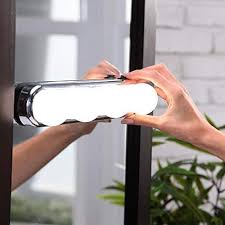 Maybe you would like to learn more about one of these? Glow Light Led Mirror Lights For Make Up Room And Bathroom Mirror Studio Glow Light Cordless 4 Led Bulbs Studio Glow Vanity Make Up Light White Grab Hot Laavin Mart