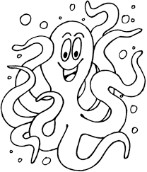 Pieuvre Coloriage Coloriage Animaux Dessin Coloriage