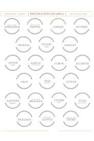 Free Printable Spice Jar Labels To Organize Your Kitchen Avec Images Etiquettes De Cuisine Etiquette Fait Maison Etiquettes