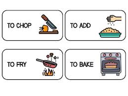 The skin of an eggplant is full of antioxidants, potassium and magnesium. Cooking Verbs By Play Learn Love Esl Teachers Pay Teachers
