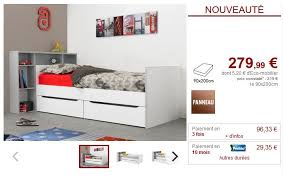 lit avec tete de lit rangements et tiroirs oscar pas cher lit enfant vente unique promotion vente unique top vente unique ventes pas cher com lit rangement lit enfant meubles enfant