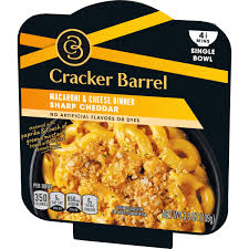 (i can't post the link in the reply, but it isn't difficult to find. Cracker Barrel Sharp Cheddar Macaroni Cheese Single Bowl Dinner 3 8 Oz Tray Walmart Com Walmart Com