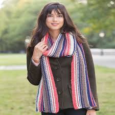 Let's face it, you can never have many scarves to choose from, and they also make lovely gifts everyone appreciates. Knitting Patterns Galore Market Square Striped Scarf