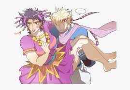 They typically depict characters from various anime, manga or video games designed in a chibi or super deformed style, with a large head and smaller body. Jojo Joseph Joestar Girl Hd Png Download Kindpng