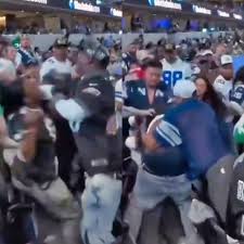 New Alternate Angle Shows Eagles & Cowboys Fans Throwing Massive Blows  During Wild Brawl In The Stands [VIDEO] Full story via  in comments. 