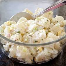 All American Potato Salad With Eggs And Sweet Pickles Cook S Illustrated Recipe In 2020 Potato Salad With Egg Sweet Pickles American Potato Salad