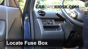 One is near the top center of the radiator and the other is off to the driver's side and a little lower. Interior Fuse Box Location 2004 2006 Scion Xb 2006 Scion Xb 1 5l 4 Cyl