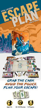 We craft our work to bring out the highest level of entertainment. Escape Plan By Vital Lacerda With Artwork By Ian O Toole By Eagle Games Kickstarter