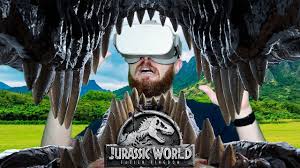 Jurassic World In Virtual Reality Jurassic World Blue Oculus Go Gameplay Youtube
