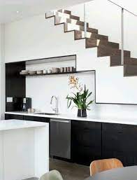 55 Amazing Space Saving Kitchens Under The Stairs Kitchen Under Stairs Stairs In Kitchen Kitchen Design Small