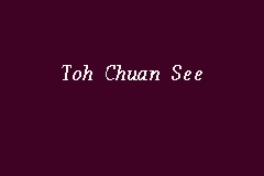 Get quick answers from chuan cheng yuan spicy pot (xiushuijie) staff and past visitors. Toh Chuan See Advocate And Solicitor In Georgetown