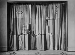 Dorte Helm Gordijn Voor Haus Sommerfeld 1920 1921 Vermist Applicatie Foto Bauhaus Archiv Berlin Bauhaus Textiles Bauhaus Design