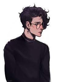 Black By Gem1ny On Deviantart Cartoon Art Styles Boy Art Cute Art Styles