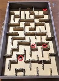 ビー玉 コロコロゲーム 作り方 ハムスターのおもちゃ 手作りゲーム カエル 折り紙
