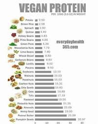 pin by welt entdecken und vegan essen on infos pflanzenbasierte vegane ernahrung vegan protein protein chart non meat protein sources