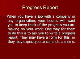 This helps you determine whether. Advanced Technical Writing Lecture 2 Progress Report Ppt Download