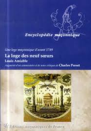 Loge maçonnique de strasbourg is situated northeast of petite france, close to direction régionale des douanes de strasbourg. La Loge Des Neuf Soeurs Une Loge Maconnique D Avant 1789 Louis Amiable Charles Porset Edimaf Grand Format Le Hall Du Livre Nancy