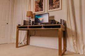 Don't get me wrong, i would love to be able to purchase solid wood other than oak or pine but i just can't afford it. Diy Plywood Desk With 1 Sheet Of Plywood Woodbrew