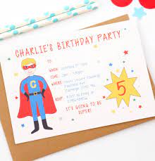 Find great deals on ebay for superhero birthday party invitations. Superhero Personalised Birthday Party Invitations By Superfumi Notonthehighstreet Com